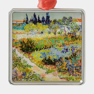 Ornamento De Metal Vincent van Gogh - Jardim em Arles