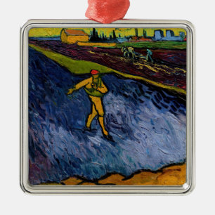 Ornamento De Metal Vincent van Gogh - O Semeador: Arredores de Arles