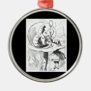 Ornamento De Metal Vintage Alice no País das Maravilhas