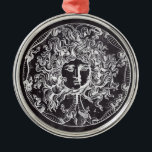 Ornamento De Metal vintage chalkboard mitologia grega Gorgon medusa<br><div class="desc">lousa arte medusa acessórios de moda capilar. mitologia grega do quadro-negro Mitologia grega Gorgon medusa decoração caseira e presentes medusa para amantes da mitologia grega.</div>