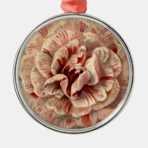 Ornamento De Metal Vintage Flower