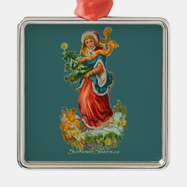 Ornamento De Metal Vintage Hope Ornament (Frente)
