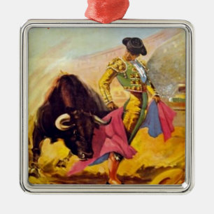 Ornamento De Metal Vintage Matador México Viagem Anúncio