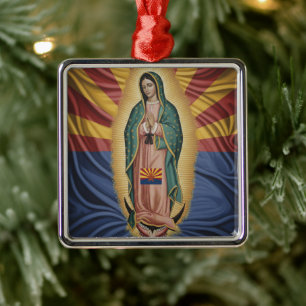 Ornamento De Metal Virgem de Guadalupe - Arizona