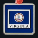 Ornamento De Metal Virgínia<br><div class="desc">Virgínia</div>
