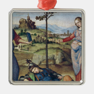Ornamento De Metal Visão de um cavaleiro, c.1504