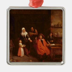 Ornamento De Metal Visitando o doutor