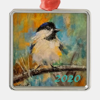 Ornamento De Metal Visitante de inverno 1