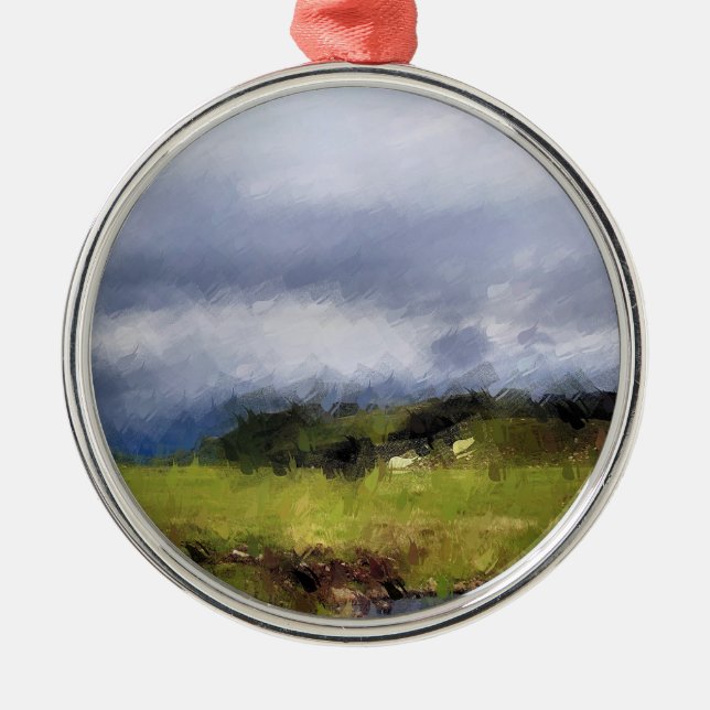 ORNAMENTO DE METAL VISÕES DAS PAREDES (Frente)