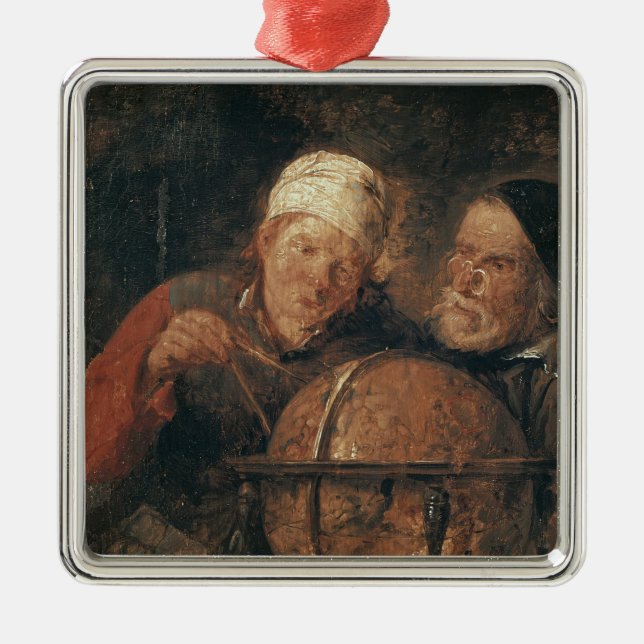 Ornamento De Metal Vista (Frente)