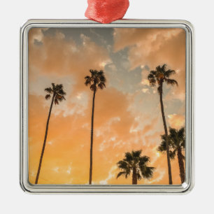 Ornamento De Metal Vista ascendente das palmas