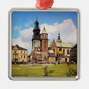 Ornamento De Metal Vista da catedral de Wawel