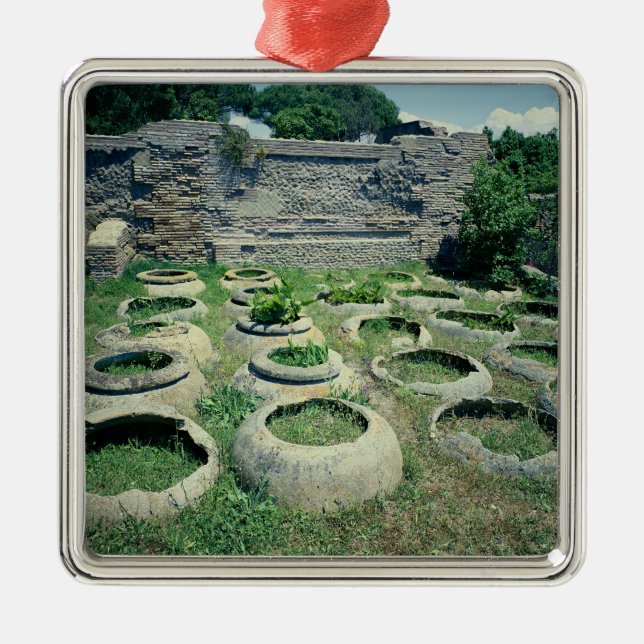 Ornamento De Metal Vista das lojas (Frente)