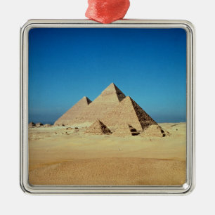 Ornamento De Metal Vista das pirâmides