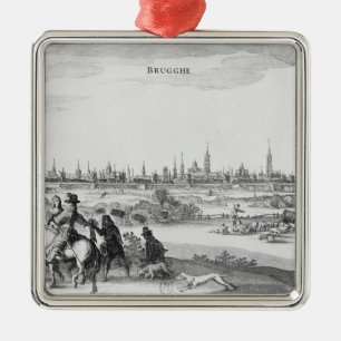 Ornamento De Metal Vista de Bruges