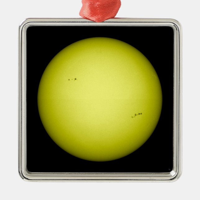 Ornamento De Metal Vista de cheio do Sol (Frente)