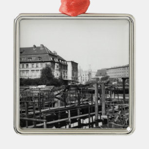 Ornamento De Metal Vista de "Fischerinsel", Berlim, c.1910