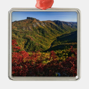 Ornamento De Metal Vista de outono da Linville Gorge frequentemente c