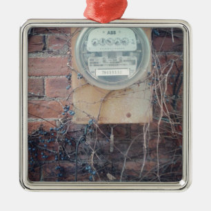 Ornamento De Metal Vista do beco traseiro