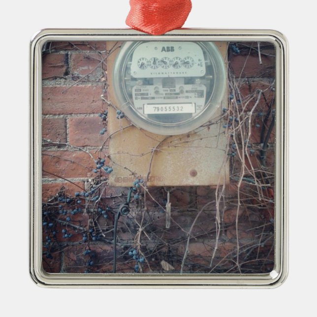 Ornamento De Metal Vista do beco traseiro (Frente)