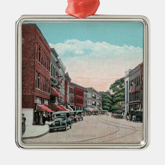 Ornamento De Metal Vista do sul da rua de Margaret (Frente)