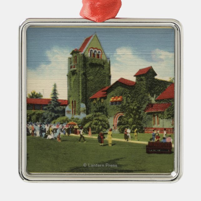 Ornamento De Metal Vista do terreno da faculdade estadual de San Jose (Frente)