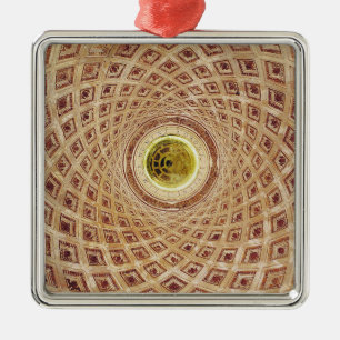 Ornamento De Metal Vista interior da cúpula na capela