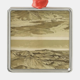 Ornamento De Metal Vistas do Monte Trumbull e do Monte Emma