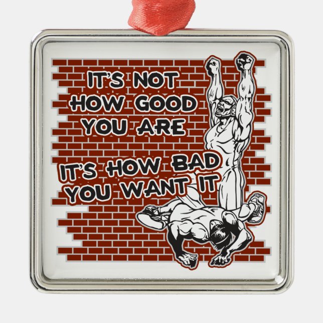 Ornamento De Metal Vitória da luta (Frente)