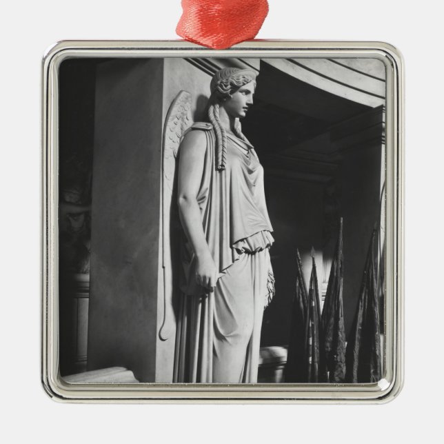 Ornamento De Metal Vitória voada (Frente)