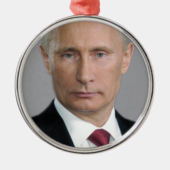 Ornamento De Metal Vladimir Putin (Frente)