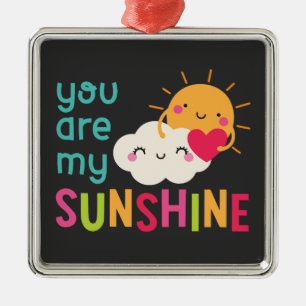 Ornamento De Metal Você é minha camisa de sol, camisa de amor, Dias d
