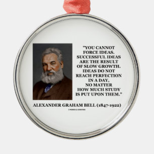 Ornamento De Metal Você não pode forçar citações lentas de Bell 