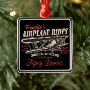 Ornamento De Metal Voos Personalizados De Avião Trazem Lições De V