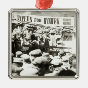Ornamento De Metal Votos para mulheres, em agosto de 1908