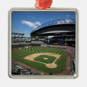 Ornamento De Metal WA, Seattle, Safeco Field, beisebol Mariners