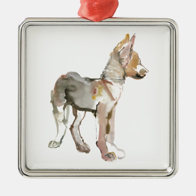 Ornamento De Metal Waggle (Frente)