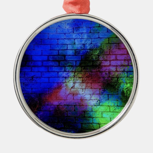 Ornamento De Metal Wall Graffiti (Frente)