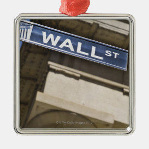 Ornamento De Metal Wall Street