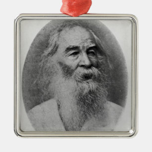 Ornamento De Metal Walt Whitman, fotografado em 1889