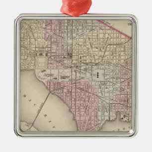 Ornamento De Metal Washington 4