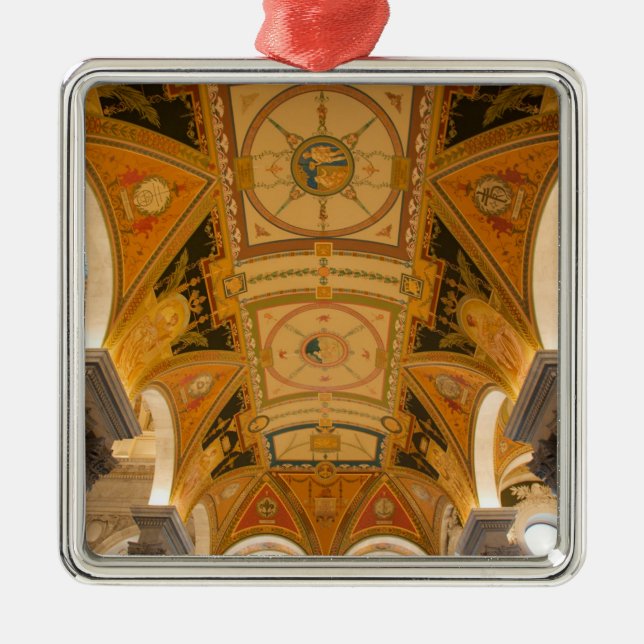 Ornamento De Metal WASHINGTON, C.C. EUA. Teto do segundo andar (Frente)