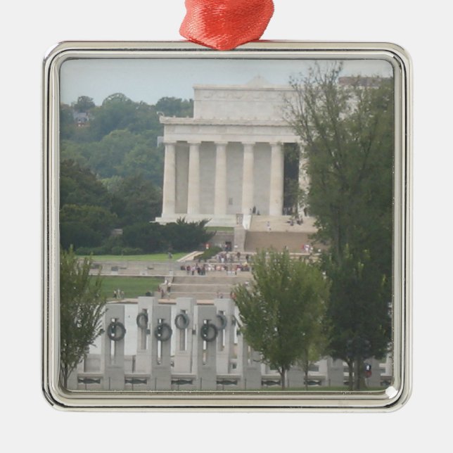 Ornamento De Metal Washington D.C. Collectible Ornament (Frente)