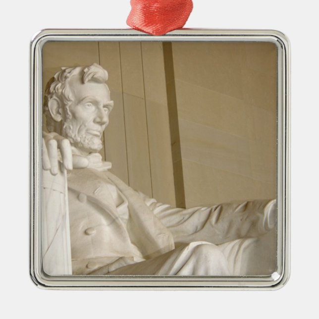 Ornamento De Metal Washington, DC, Memorial Lincoln (Frente)