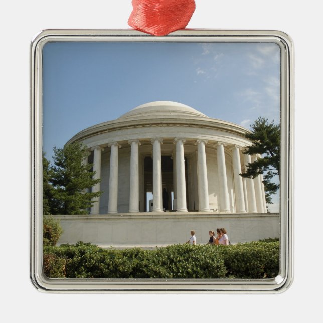 Ornamento De Metal Washington, DC. Memorial Thomas Jefferson (Frente)