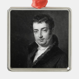 Ornamento De Metal Washington Irving