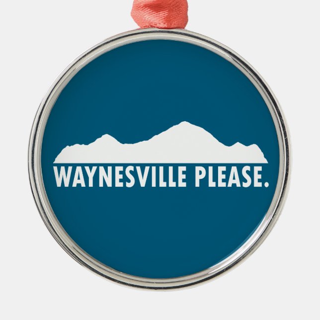Ornamento De Metal Waynesville North Carolina Please (Frente)