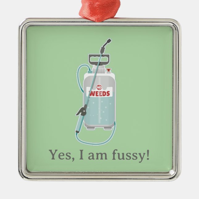 Ornamento De Metal weed spray garden maintenance (Frente)