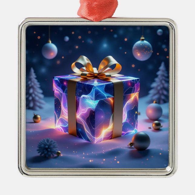 Ornamento De Metal „Weihnachtliche Harmonie“ (Frente)