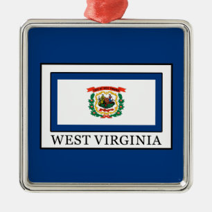 Ornamento De Metal West Virginia